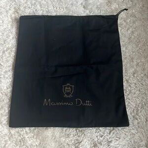 New - Massimo Dutti Black Shoe Dust Bag